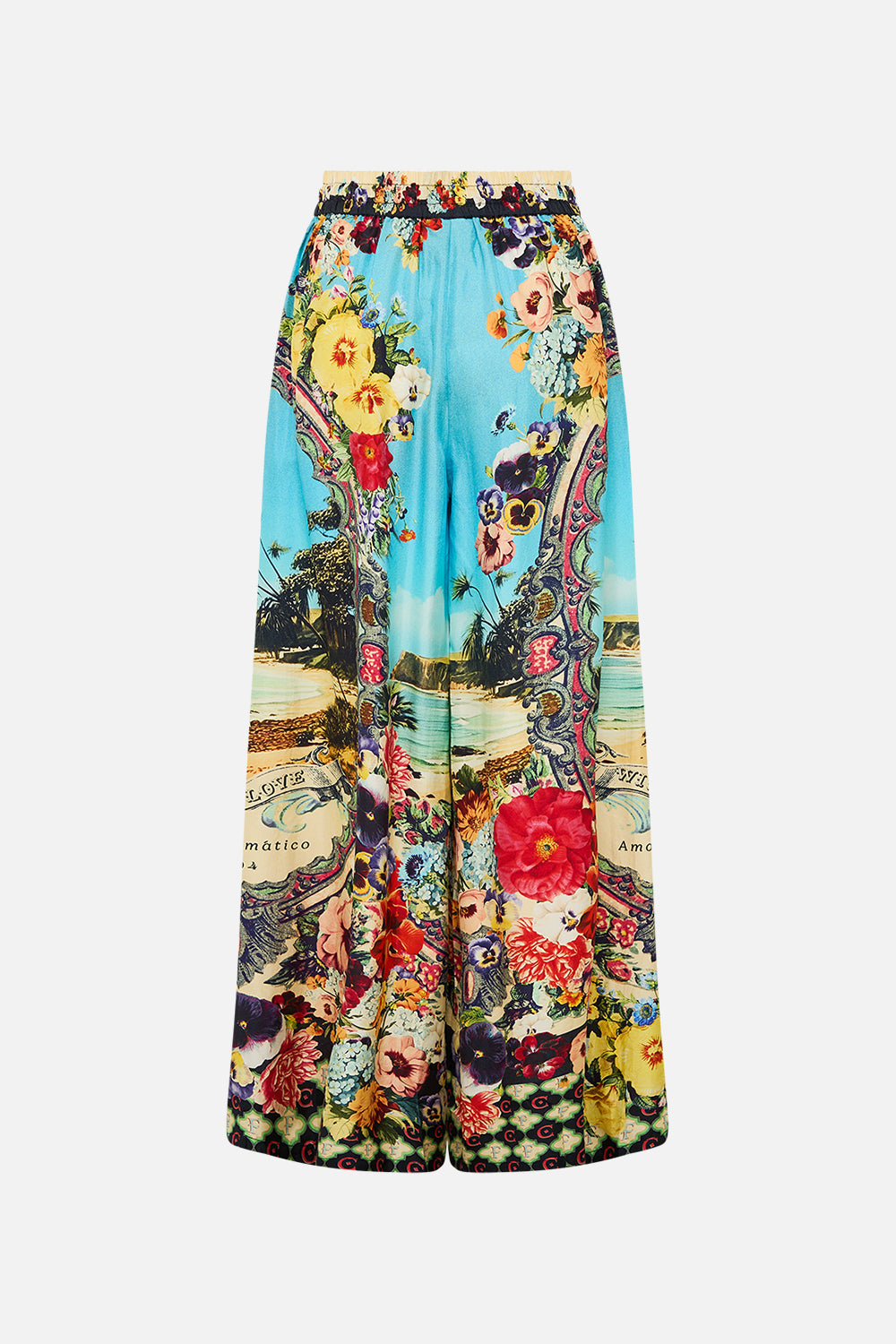 The CAMILLA A LINE FRILL DRESS JUST COASTING in our  print.
