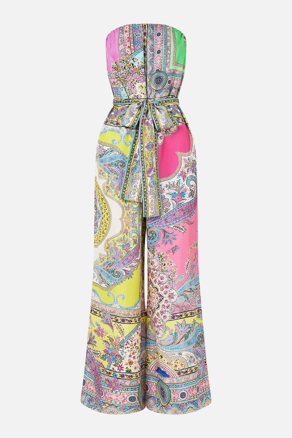 The CAMILLA SHIRT DRESS WITH A LINE SKIRT BOTANICAL BALLADS in our  print.