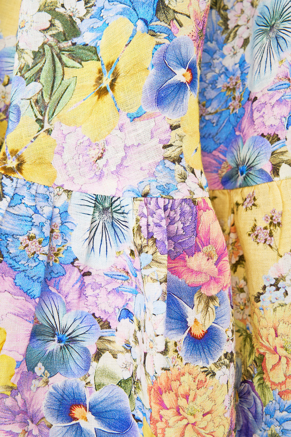 The CAMILLA SCRUNCHIE WITH TIE DARLING BUDS in our DARLING BUDS print.