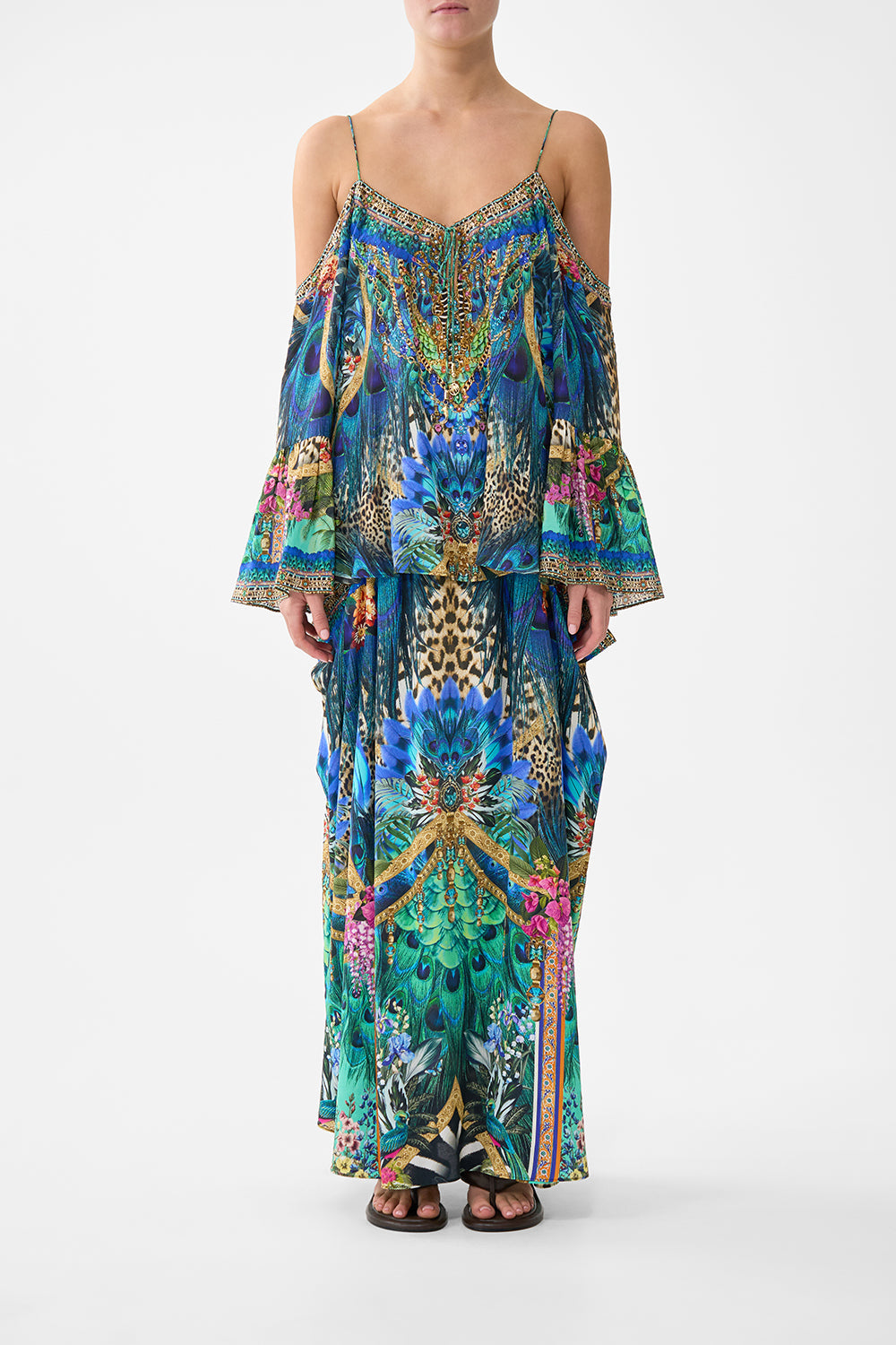 The CAMILLA TUCK FRONT PANT HOUSE OF HOROSCOPES in our  print.
