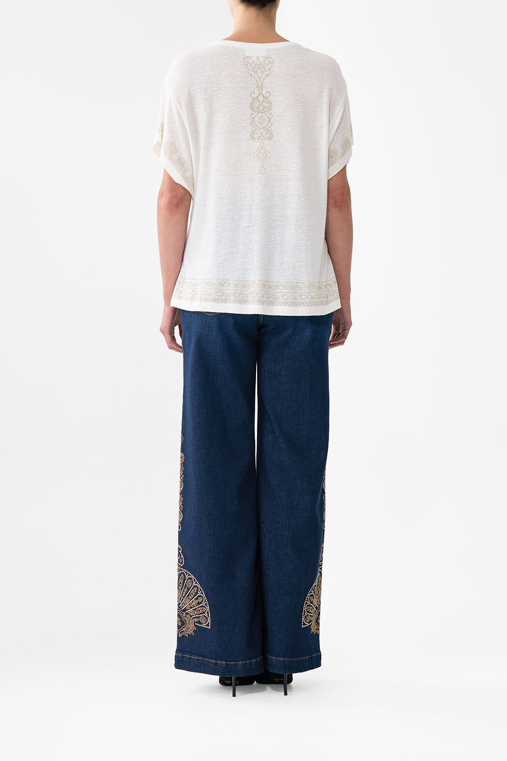 The CAMILLA SHORT SLEEVE CAMP COLLARED SHIRT SULTANAHMET SUMMER in our  print.