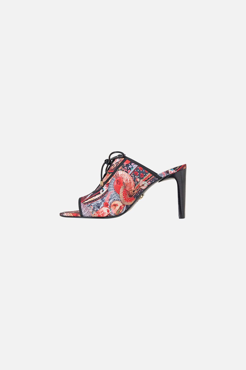 The CAMILLA SILK FRONT TURTLE NECK KNIT THE HUM OF THE ALHAMBRA in our  print.